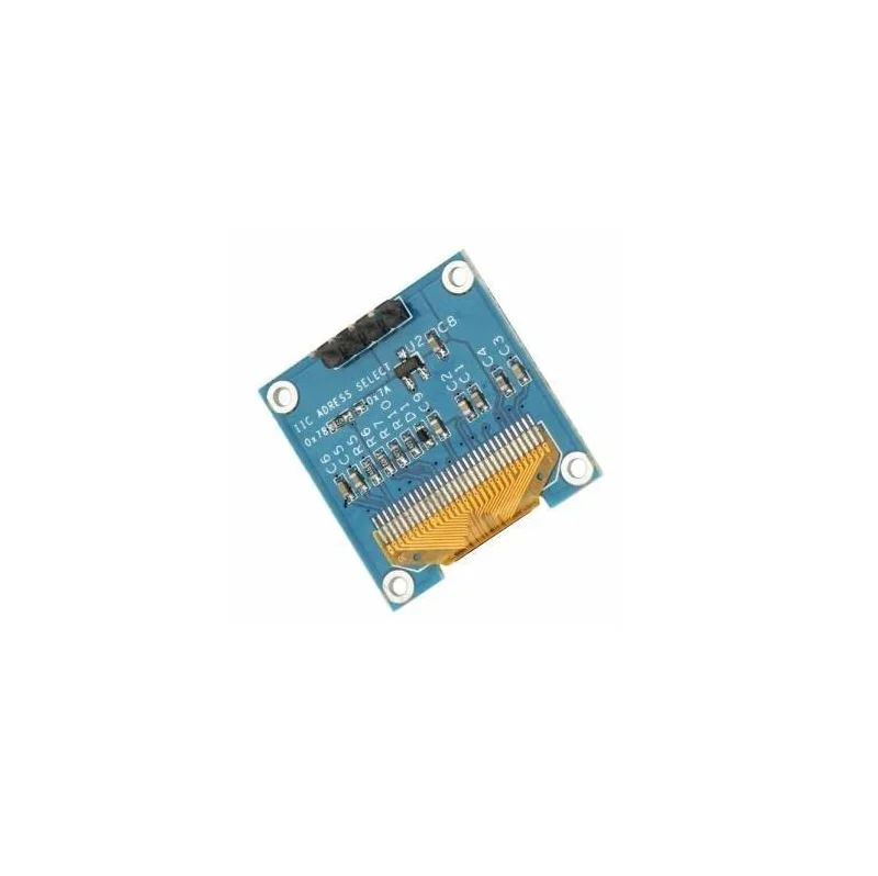 0.96 Inch I2C/IIC 128×64 OLED Display Module Blue (4 Pin) — Display & Communication — Back view