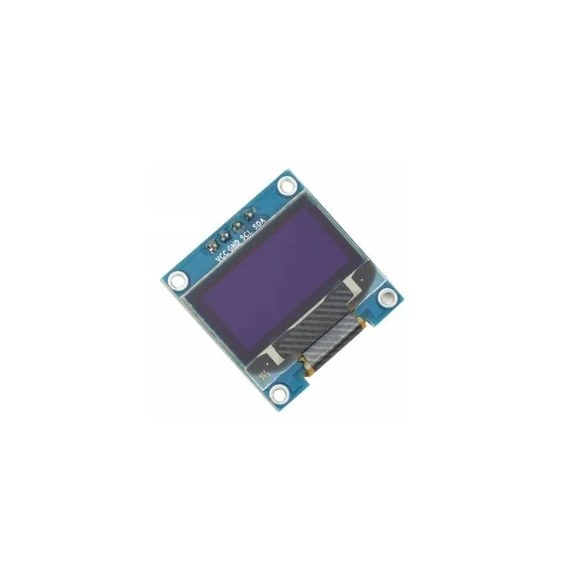 0.96 Inch I2C/IIC 128×64 OLED Display Module Blue (4 Pin) — Display & Communication — Detail / close-up