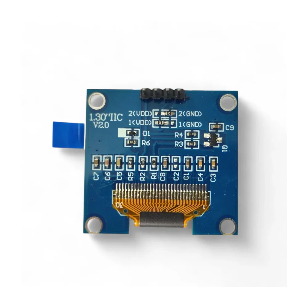 1.3 Inch I2C IIC 128×64 OLED Display Module – White — Display & Communication — Back view