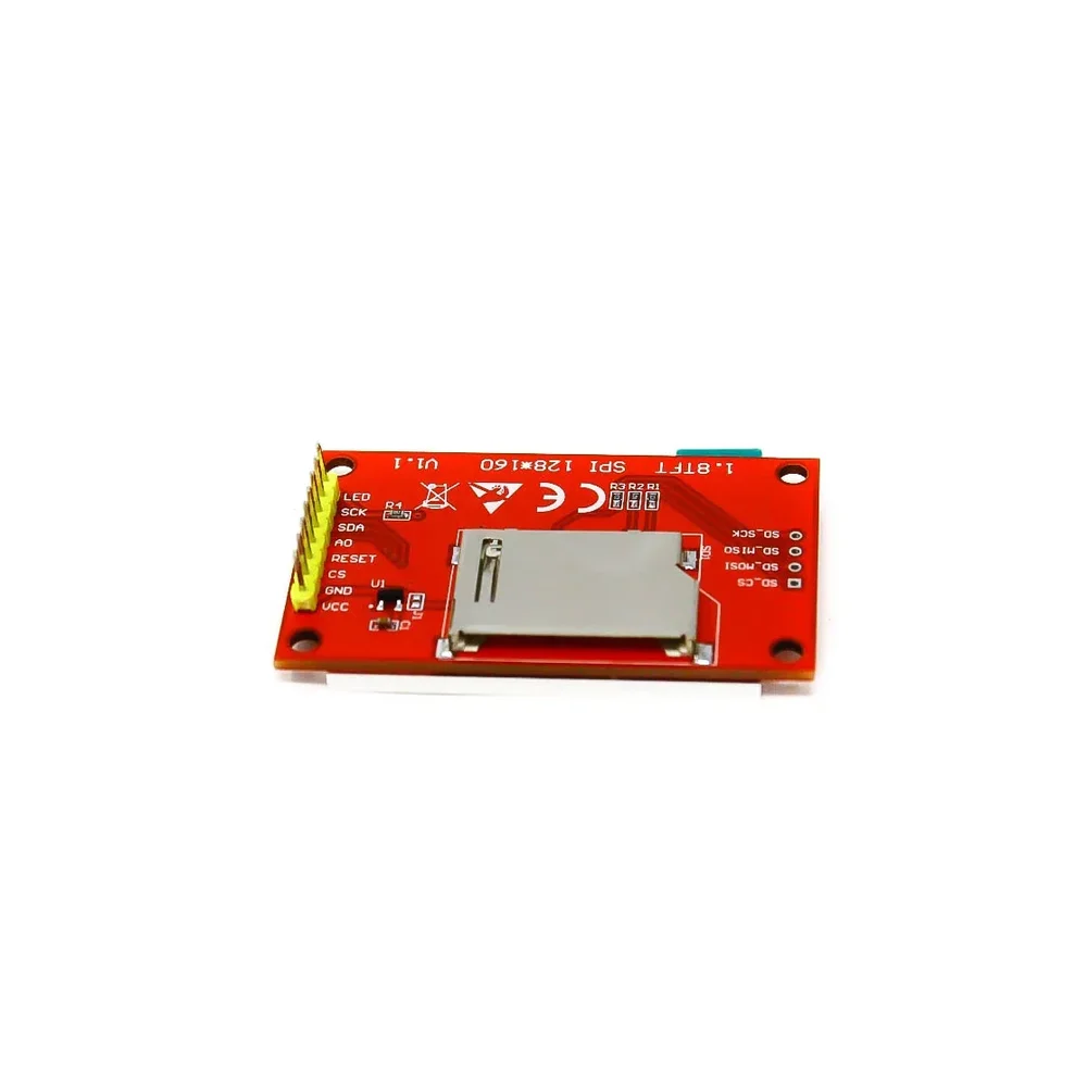1.8 Inch TFT LCD Module 128 x 160 with SPI — Display & Communication — Pinout diagram