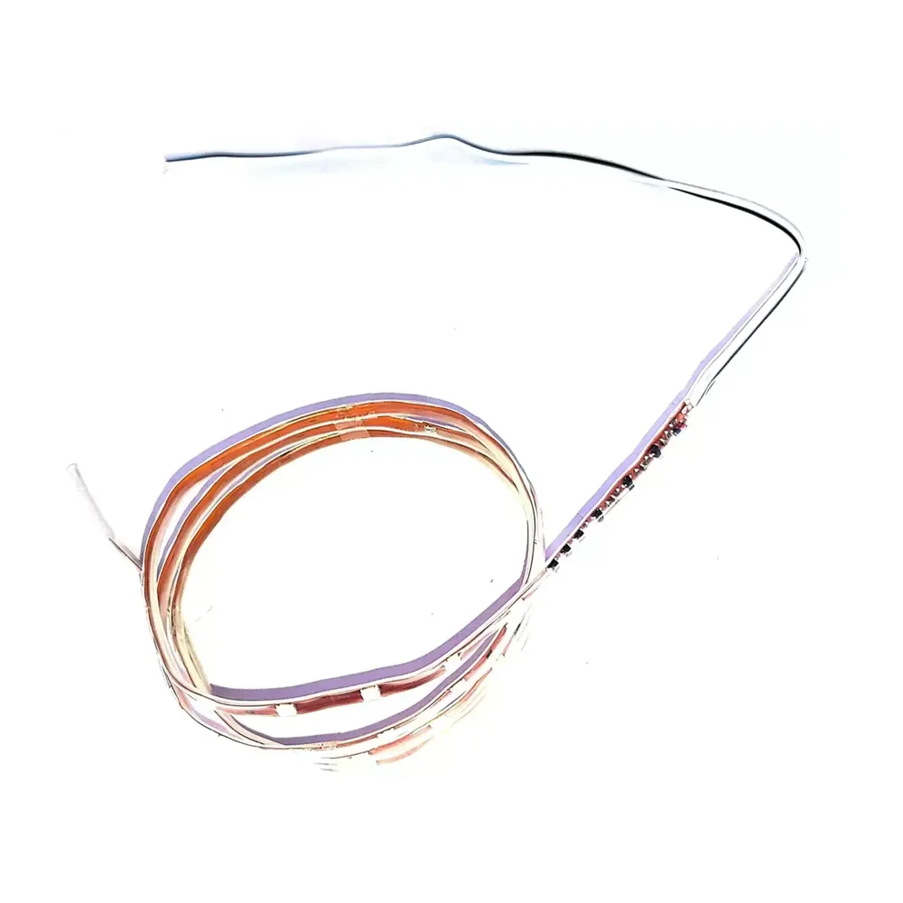 1 Meter DC 12 Volt 54 Led Multicolour Changing Auto Running LED Light Strip Interior Light Motorbike, Car LED (12 V, 1.5 W) — Power & Components — Back view