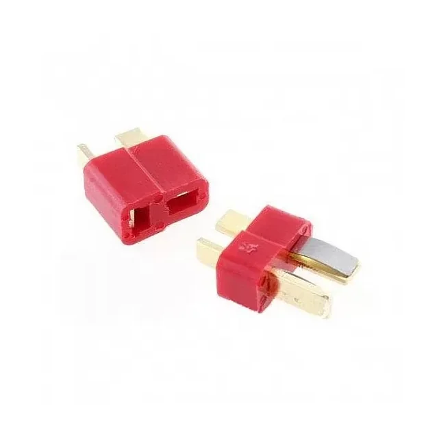 1 Pair Fireproof T Plug Connector For RC ESC Battery — Connectors & Wires
