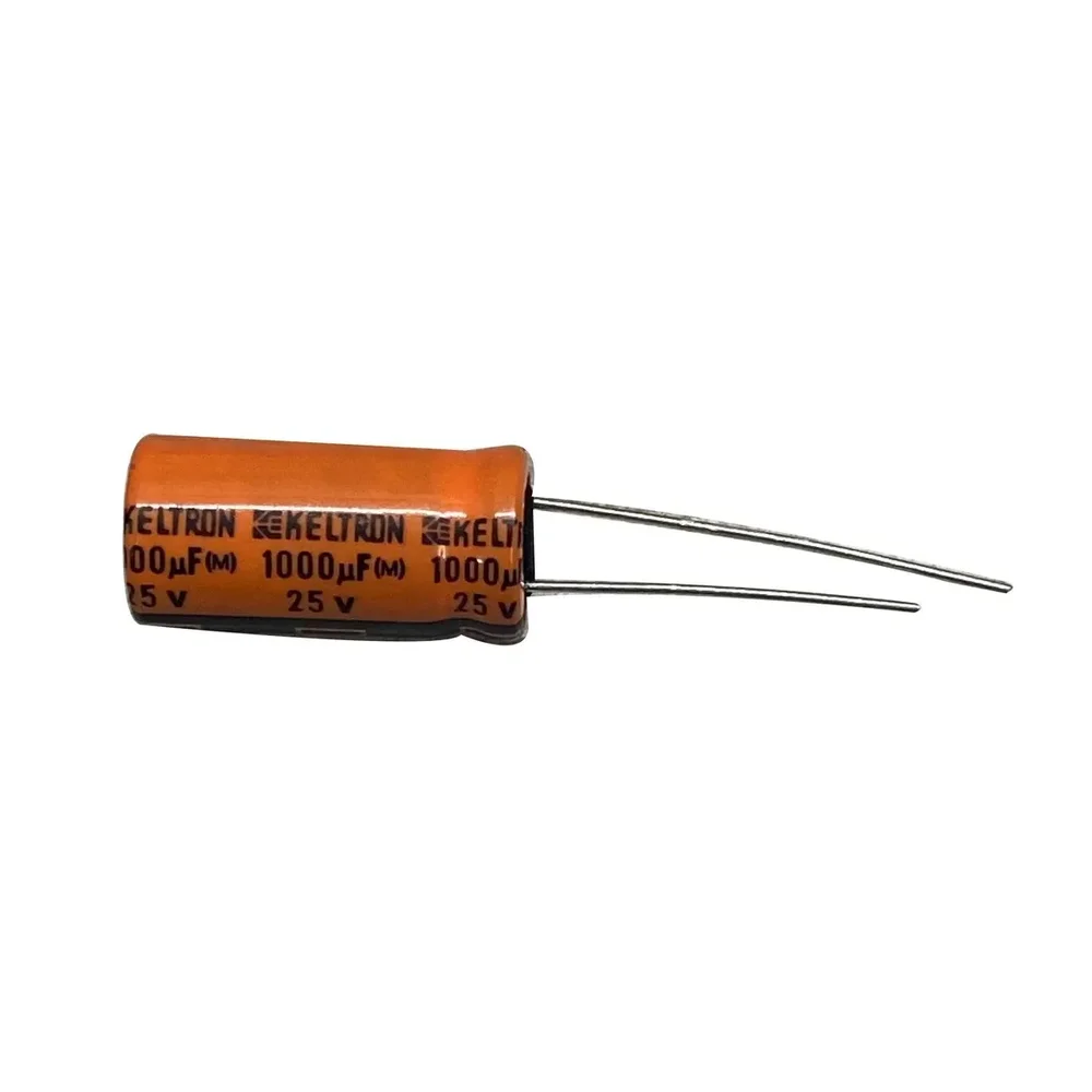 1000uf / 25v KELTRON High Quality Electrolytic Capacitor — Power & Components — Detail / close-up