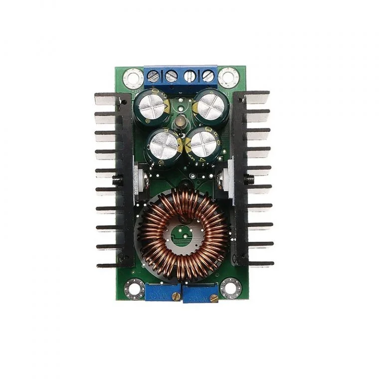 10A 300W DC-DC Step-Down Adjustable Constant Voltage & Constant Current Module XL4016 — Power & Components — Back view