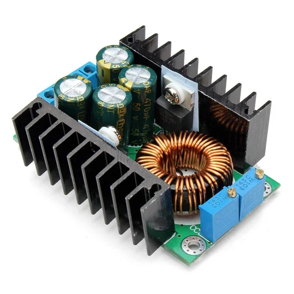 10A 300W DC-DC Step-Down Adjustable Constant Voltage & Constant Current Module XL4016 — Power & Components