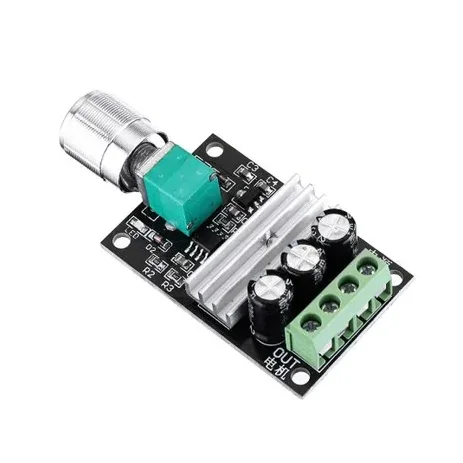 1203B PWM 6V 12V 24V 28V 3Amp DC Motor Speed Regulator — Motors & Actuators — Back view
