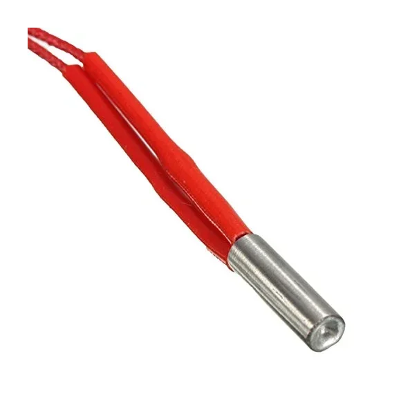 12v 40W Ceramic Cartridge Heater — Power & Components — Back view