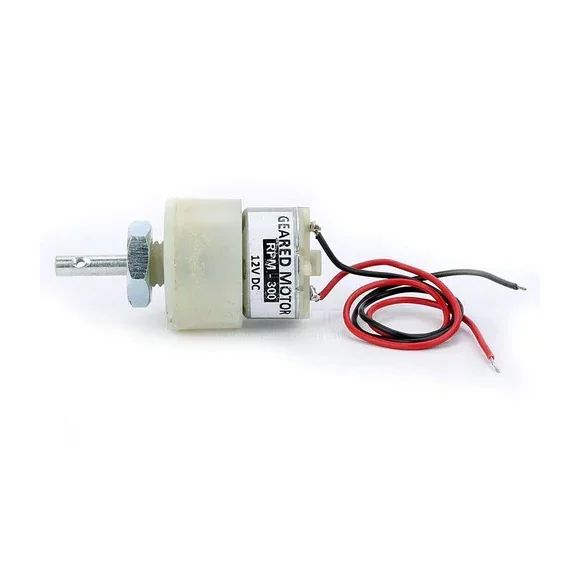 12V Centre Shaft DC Geared Motor (Multi RPM) — Motors & Actuators — Pinout diagram
