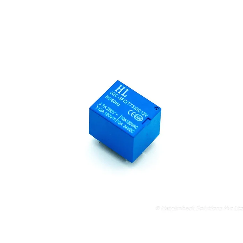 12V PCB Mount Sugar Cube SPDT Relay – 5 Pin 7A — Power & Components