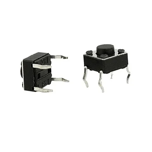 12x12x7.3mm Tactile Push Button Switch-10Pcs — Power & Components — Back view