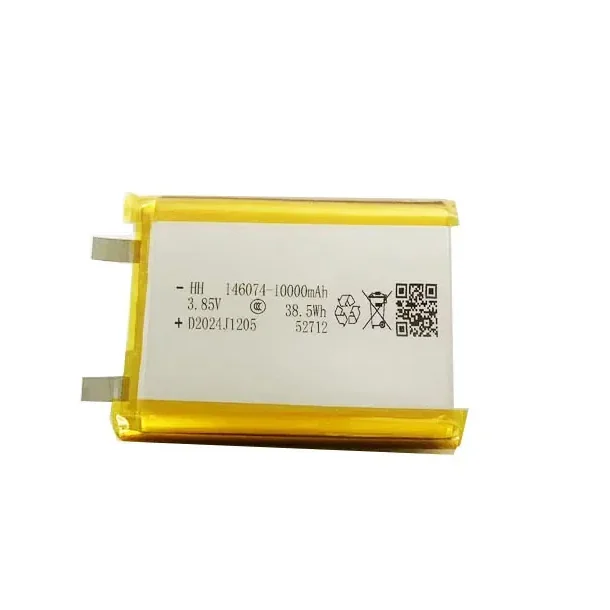 146074 3.7V 10000mAh Rechargeable Lithium Polymer (Li-Po) Battery Cell for Power Bank & Electronic Devices — Power & Components