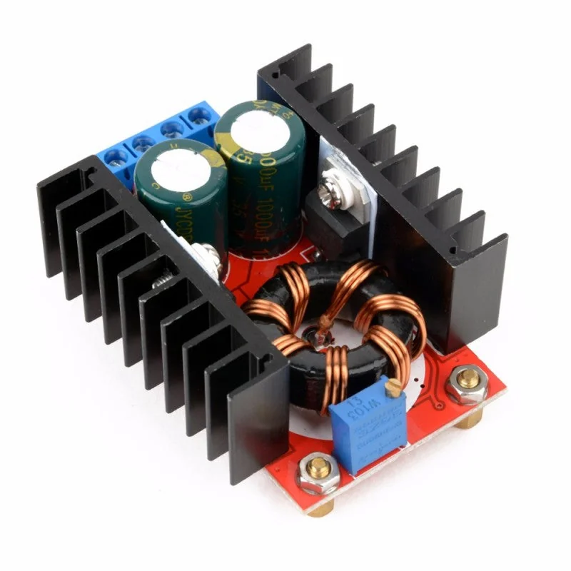150W DC-DC Boost Converter 10-32V to 12-35V 6A Adjustable Step-Up Power Supply Module — Power & Components