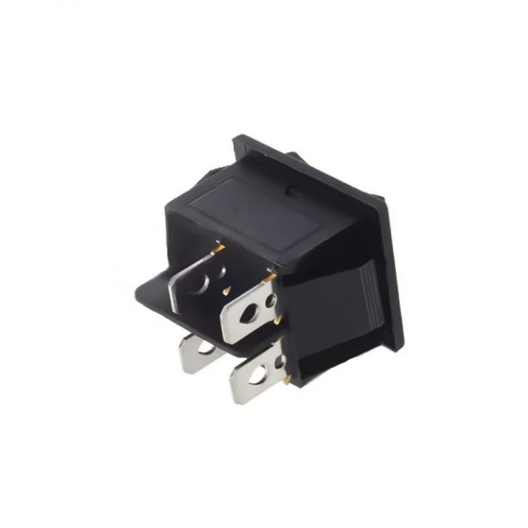 16A 250V AC DPST ON-OFF Rocker Switch — Power & Components — Detail / close-up