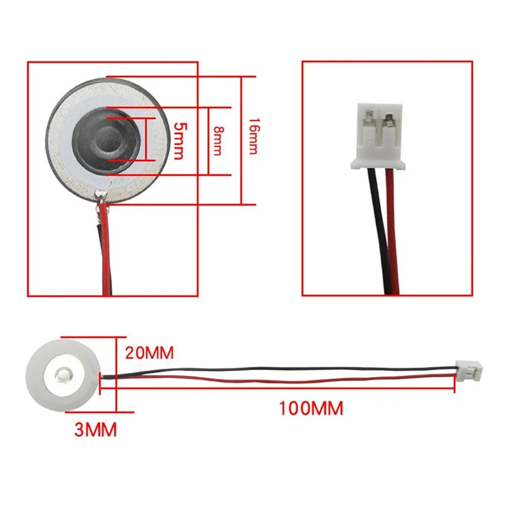 16mm Ultrasonic Humidifier Atomizer Disc Piezoelectric Mist Maker Transducer Module 108KHz — Sensors — Detail / close-up