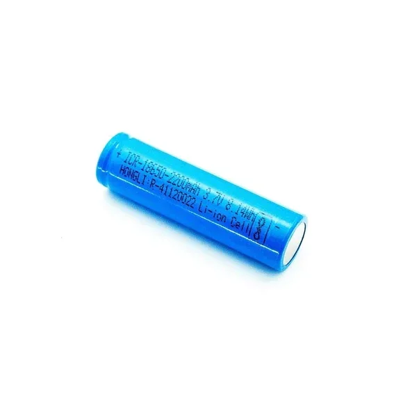 18650 3.7V 2200mAh Lithium-Ion Rechargeable Cell — Power & Components — Back view