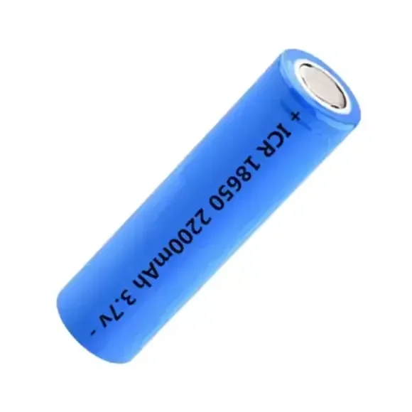 18650 3.7V 2200mAh Lithium-Ion Rechargeable Cell — Power & Components — Pinout diagram