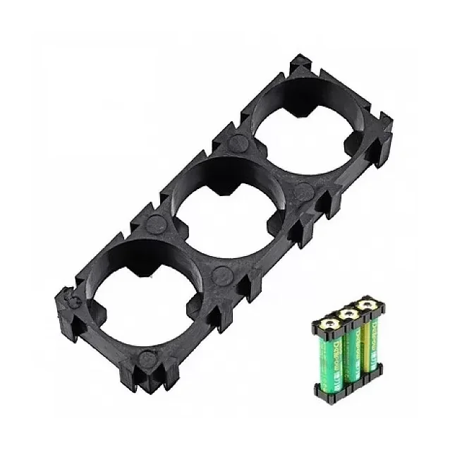 18650 Battery Spacer Holder 3×1 – High-Strength Lithium-Ion Cell Bracket for Pack Building — Power & Components — Back view