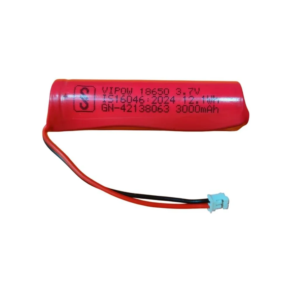 18650 Li-Ion Cell 3000 mAh (Protected) — Detail / close-up