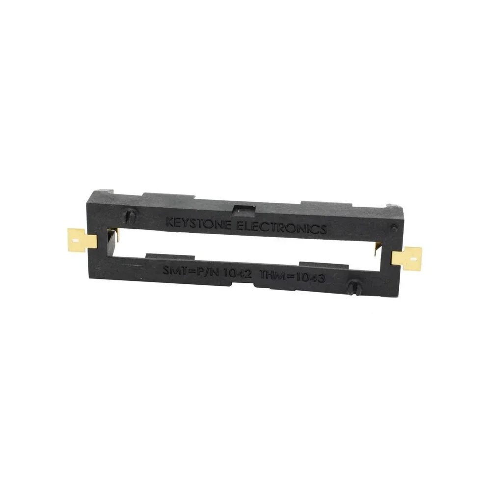 18650 SMD/SMT High-Quality Single Battery Holder — Power & Components — Back view