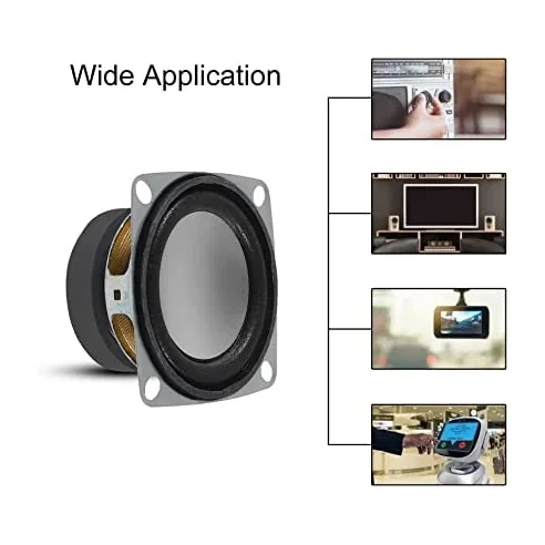 2 inch Speaker 52 mm Diameter 4 Ohm 3W Speaker for DIY Bluetooth Speaker, Electronic Projects etc — Display & Communication — Pinout diagram