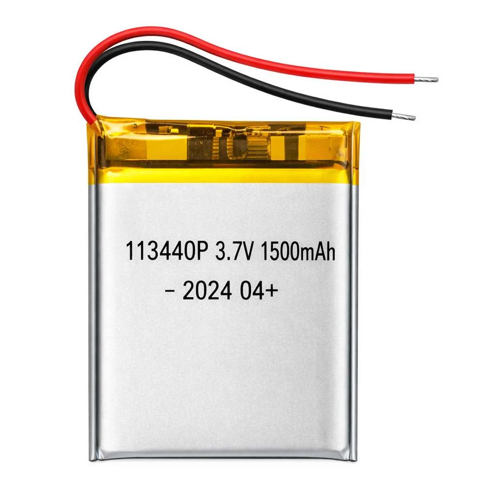 113440P 3.7V 1500mAh Lithium Polymer Rechargeable Li-Po Pouch Cell — Power & Components