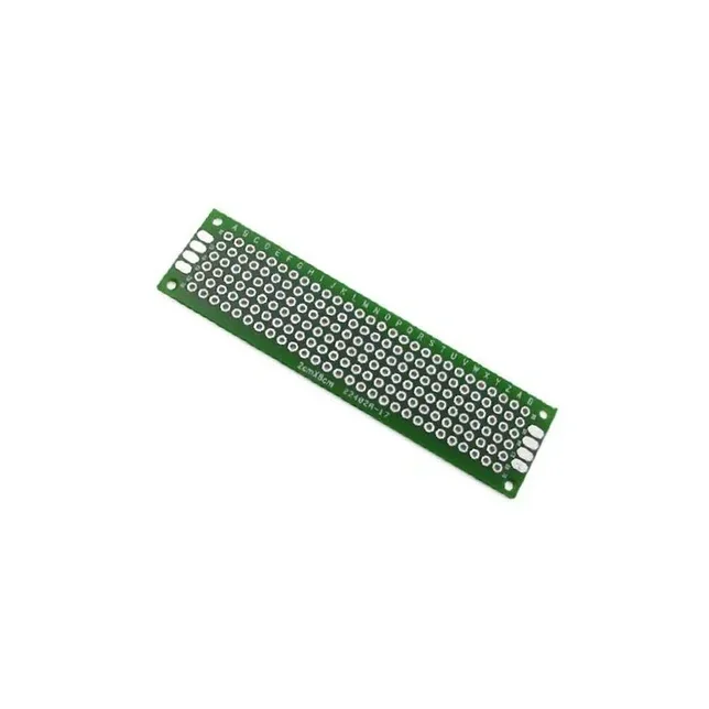2x8cm Double Sided Universal PCB Prototype Board 2.54mm Hole Pitch — Power & Components — Detail / close-up
