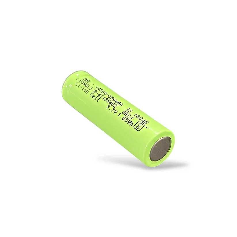 3.7V 500mAh 14500 Lithium-Ion Battery without Tip Top Cap — Power & Components