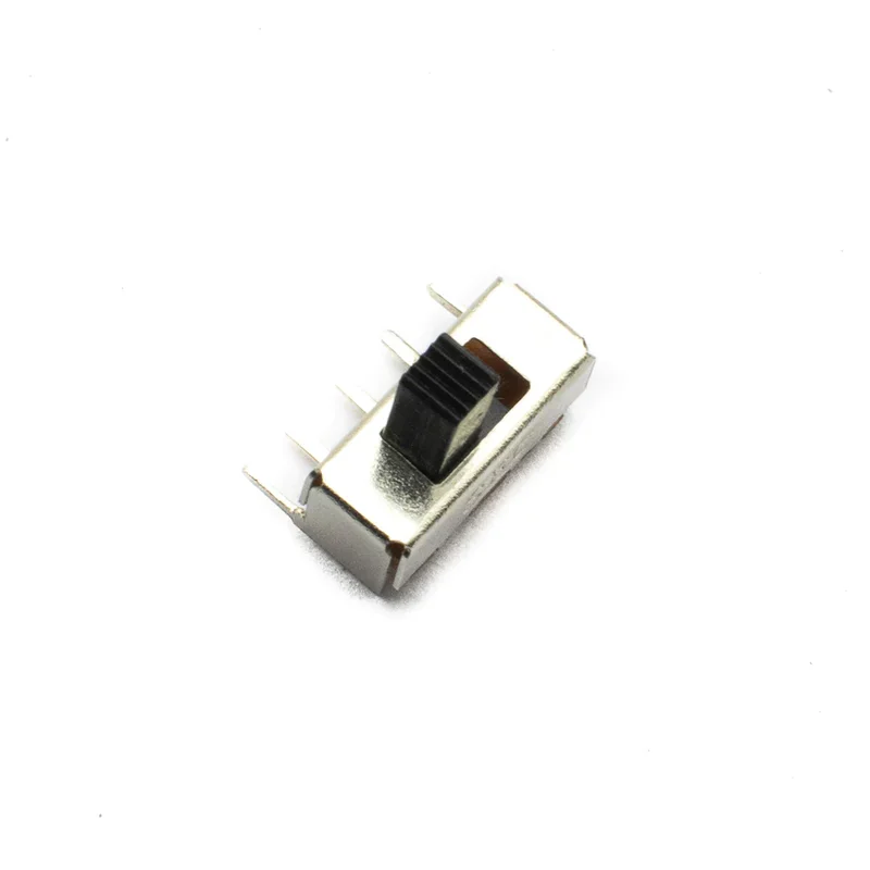 3 Pin 2 Position SPDT Slide Switch ON-ON (Right Angle) PCB Mountable — Power & Components — Back view