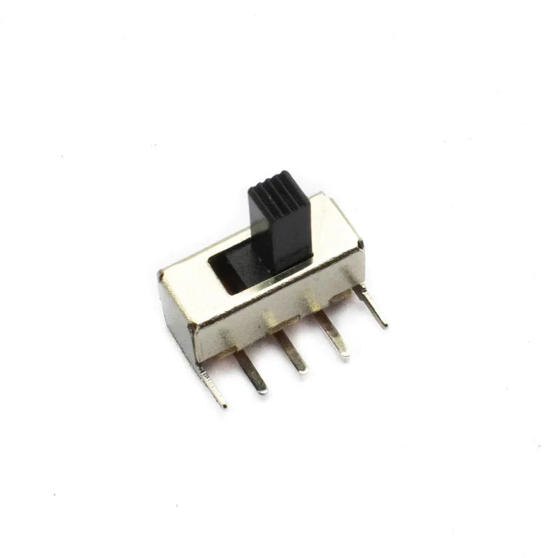 3 Pin 2 Position SPDT Slide Switch ON-ON (Right Angle) PCB Mountable — Power & Components