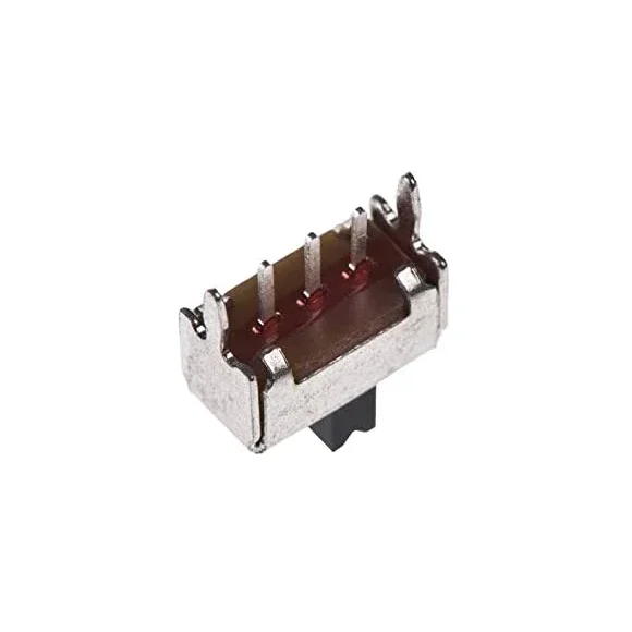 3 Pin Leg 2 Position SPDT 1P2T PCB Panel Mini Vertical Slide Switch — Power & Components — Back view
