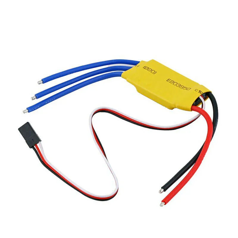 30A BLDC ESC Electronic Speed Controller with Connectors — Motors & Actuators — Back view
