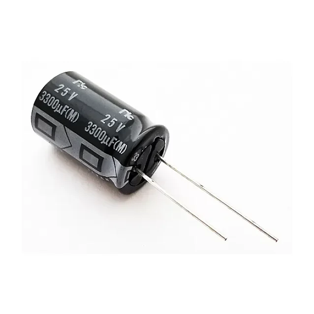 3300uF 25V Electrolytic Capacitor — Power & Components