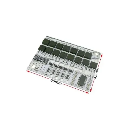 3S 100A LiFePO4 Battery Balance Charging BMS Protection PCB Board-White — Power & Components — Pinout diagram