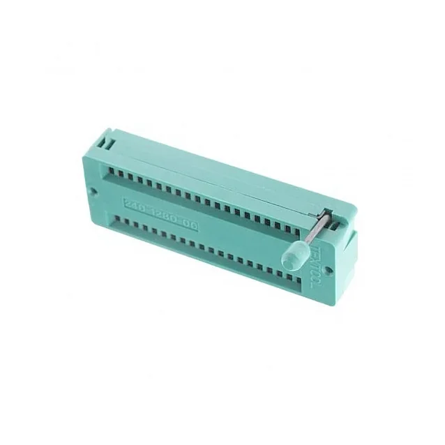 40 Pin ZIF Socket Base — Power & Components — Detail / close-up