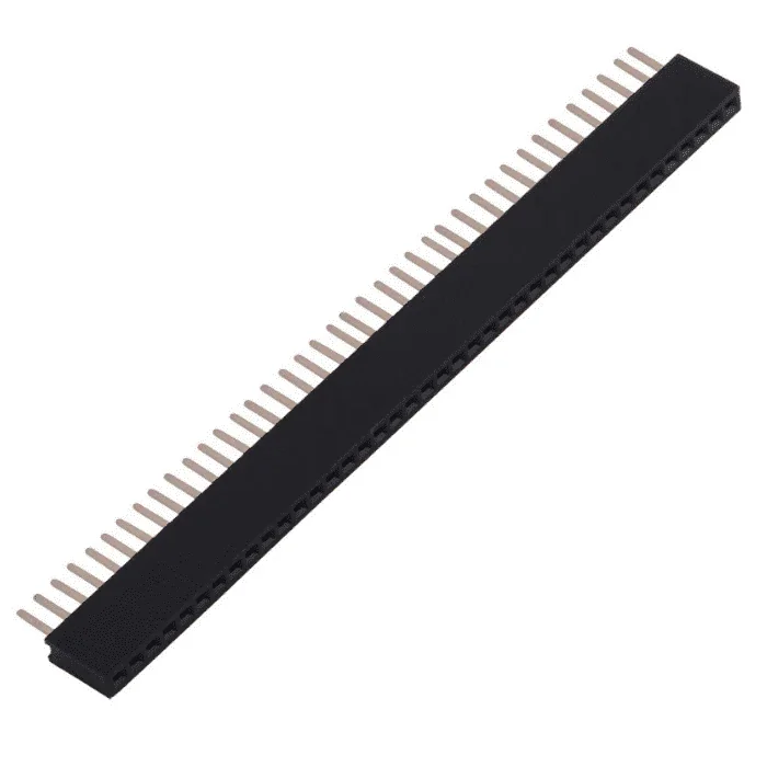 40×1 Female Berg Strip — Connectors & Wires
