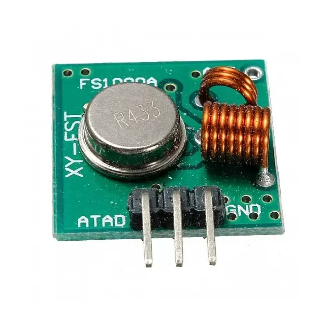 433Mhz RF Transmitter With Receiver Kit For Arduino ARM MCU Wireless — Display & Communication — Back view