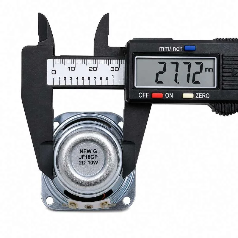 45mm (1.75-Inch) Internal Magnet Speaker 2 Ohms 10W Full Range Audio Speaker — Display & Communication — Back view