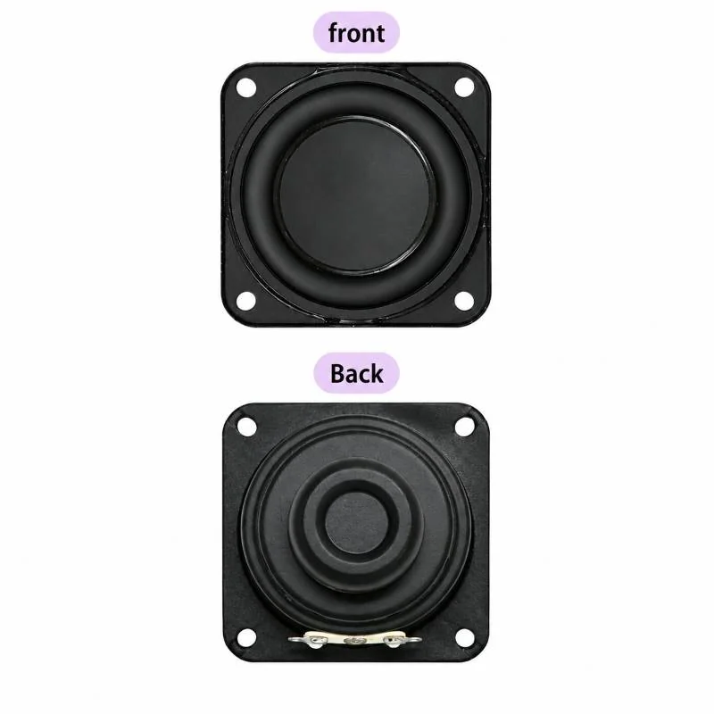 48mm Square Internal Magnet Speaker – 4Ohms 5W — Display & Communication — Pinout diagram