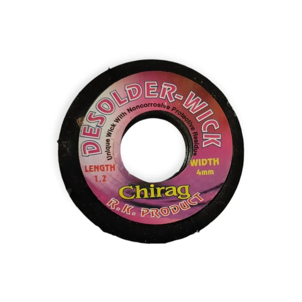 4mm Solder Wick / Desoldering Braid – 1.2 Meter Copper Wick — Tools