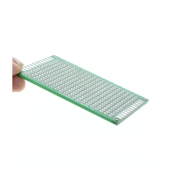4x6cm Double Sided Universal PCB Prototype Board 2.54mm Hole Pitch — Power & Components — Back view