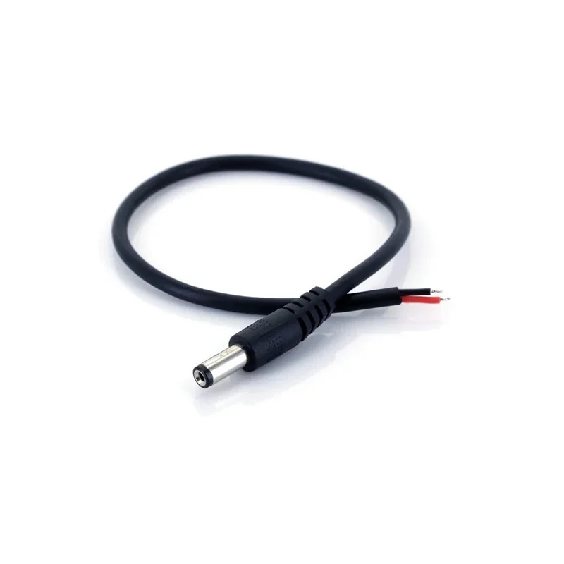 5mm DC Jack Male Connector with Wire — Connectors & Wires
