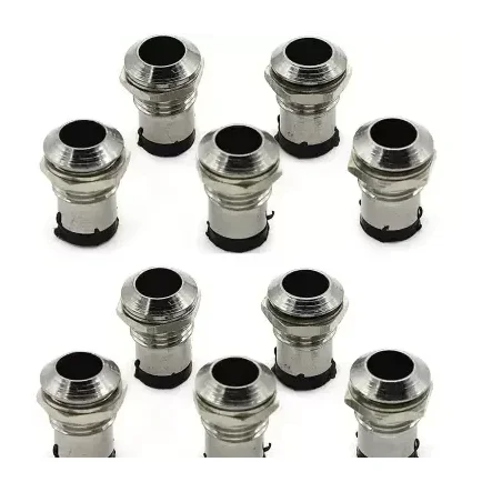 5mm LED Holder Chrome Metal Silver Covered — Power & Components