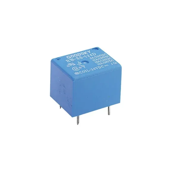 5V 10A PCB Mount Relay SPDT 5 Pin Electromechanical Relay for DIY Electronics — Power & Components — Pinout diagram