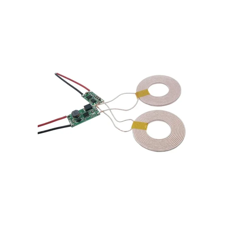 5V 1A Wireless Power Supply Transmitter Receiver Charging Coil Module — Power & Components — Pinout diagram