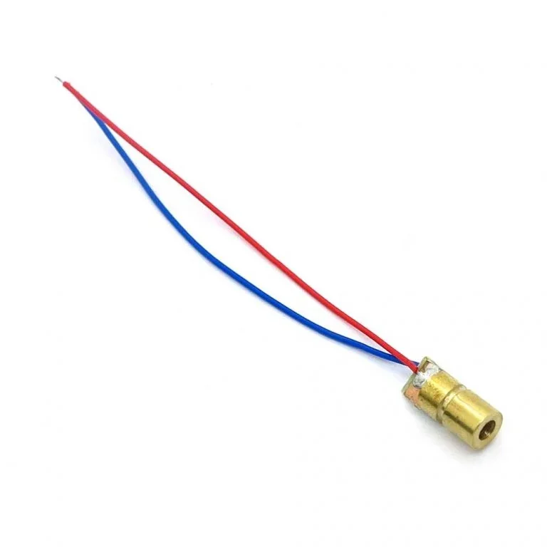 650nm 6mm 3V DC 5mW Mini Laser Dot Diode Module — Power & Components — Pinout diagram
