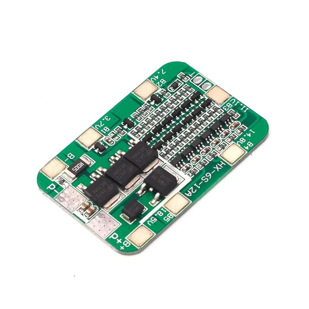6S 12A Lithium Battery 18650 Charger PCB BMS Protection Board — Power & Components