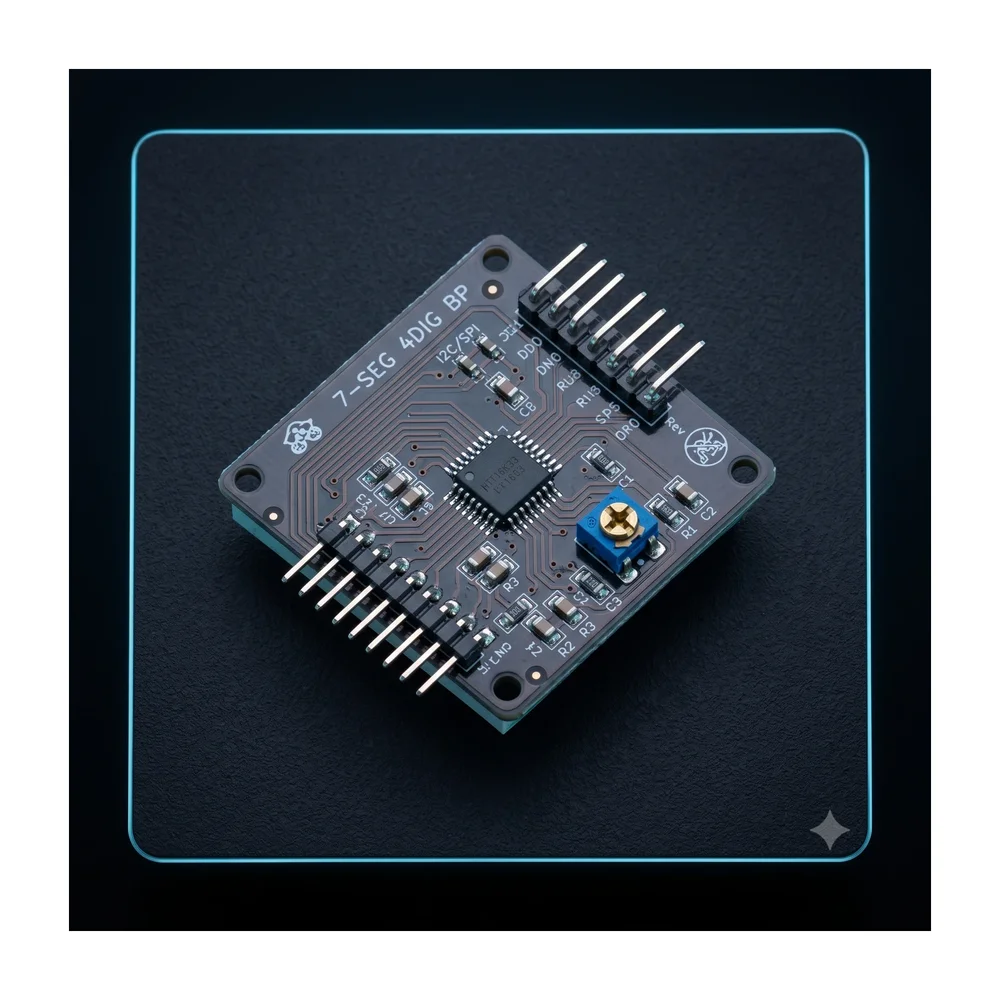 7-Segment LED Display (4-digit) — Back view