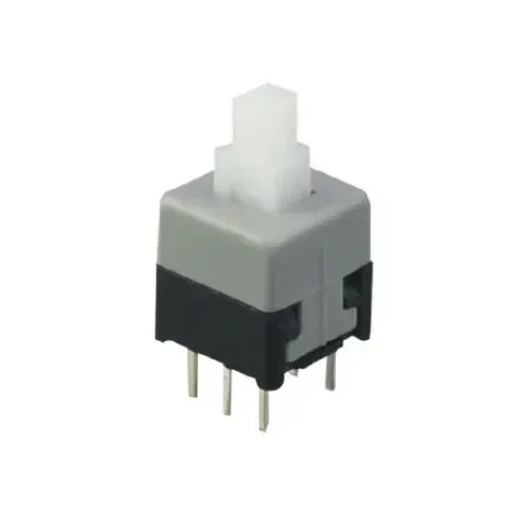 7mm 6 Pin DPDT Self-Lock Push Button Switch E-Switch TL2201EEYA — Power & Components