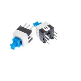7mm 6 Pin DPDT Self-Lock Push Button Switch E-Switch TL2201EEYA — Power & Components — Pinout diagram