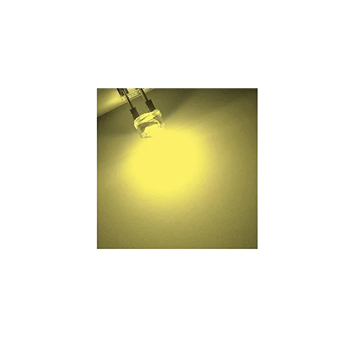 8mm  High Quality LED- Clear Lens-Warm White Brand Superlight — Power & Components — Back view